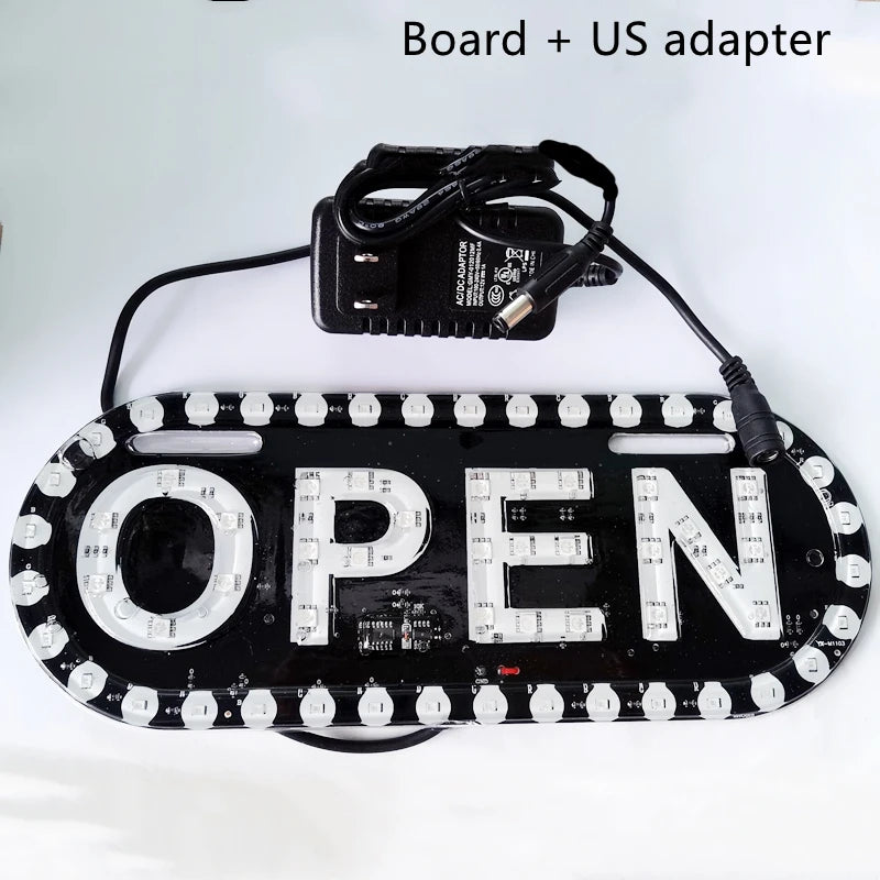LED Advertising Light Advertising Signboards LED Board Display LED Open Working for Shop Banner Open LED Light DC12V